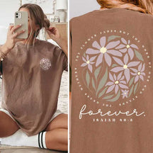Boho Bible Verse Floral Faith T-Shirt