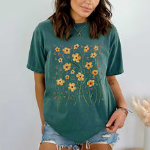 Boho Wildflowers Floral Granma T-Shirt