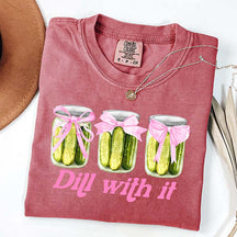 Funny Dill With It Pickle T-Shirt