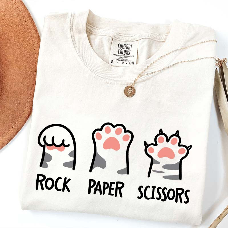 Cat Paw Print Cute T-Shirt