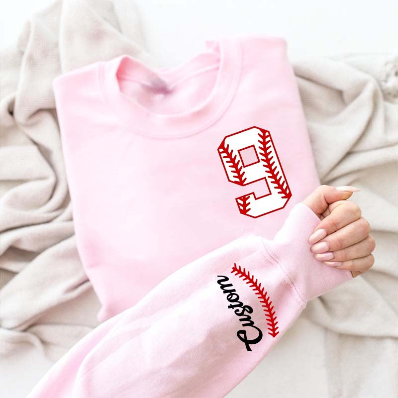 Custom Baseball Name and Number Sweatshirt