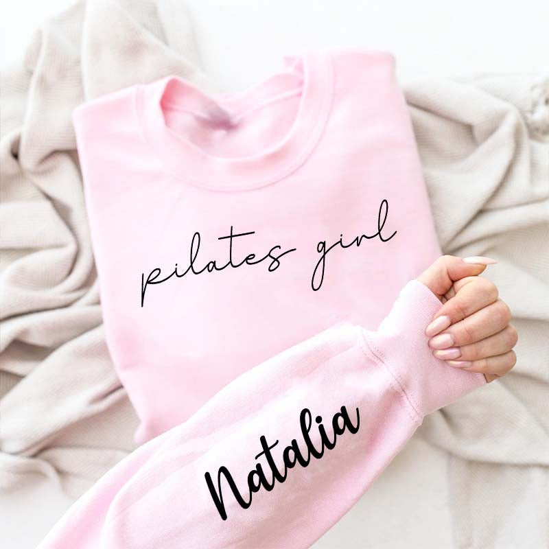 Custom Pilates Girl Sweatshirt