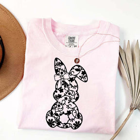 Lace Bunny Coquette Bow T-Shirt