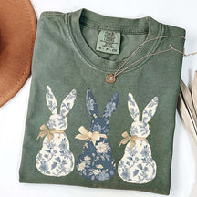 Comfort Colors Floral Bunny T-Shirt
