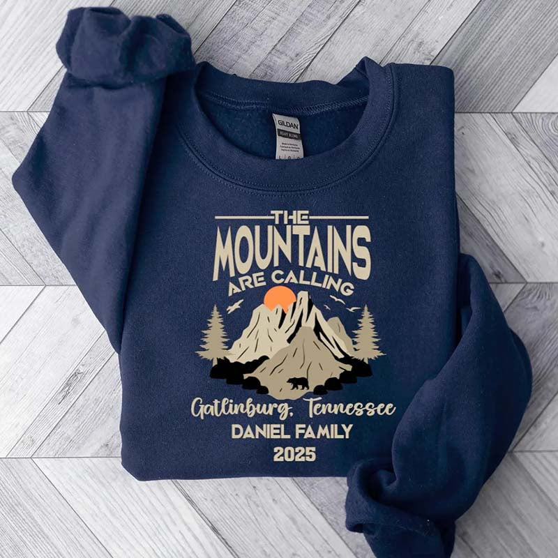 Personalized Cabin Family Vacation Sweatshirt