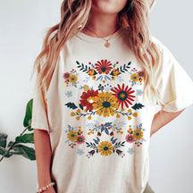 Aesthetic Botanical Wildflower T-Shirt