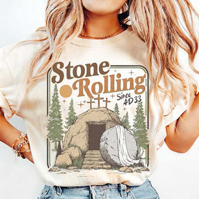 Trendy Stones Easter Rolling T-Shirt