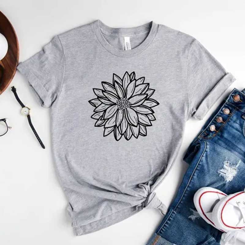 Dahlia Flower Spring Season Lover T-Shirt