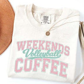 Weekends Coffee Volleyball T-Shirt