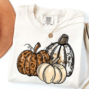 Leopard Pumpkin Thanksgiving Gift T-Shirt