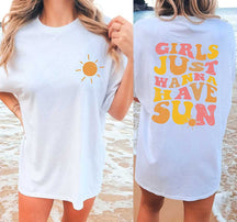 Comfort Colors Girl Just Wanna Have Sun T-Shirt