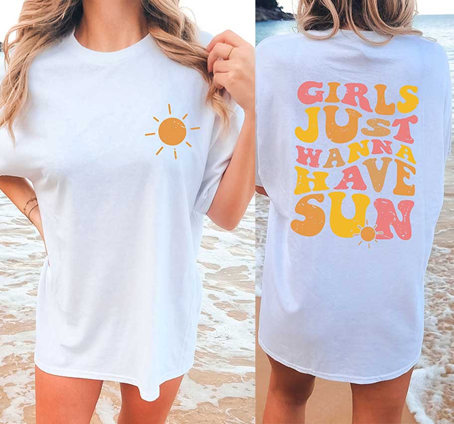 Comfort Colors Girl Just Wanna Have Sun T-Shirt