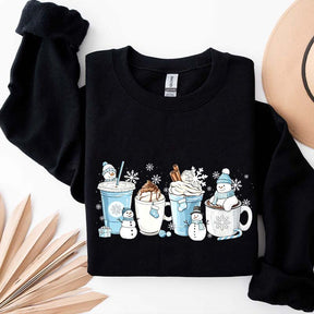 Winter Coffee Cups Sweatshirt