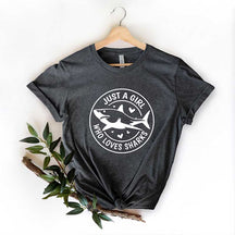 Just A Girl Who Loves Sharks T-Shirt