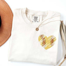 Retro Heart Softball T-Shirt