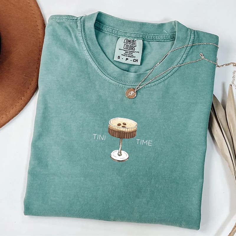 Espresso Martini Tini Time T-Shirt
