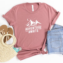 Adventure Awaits Camping Travel  T-Shirt