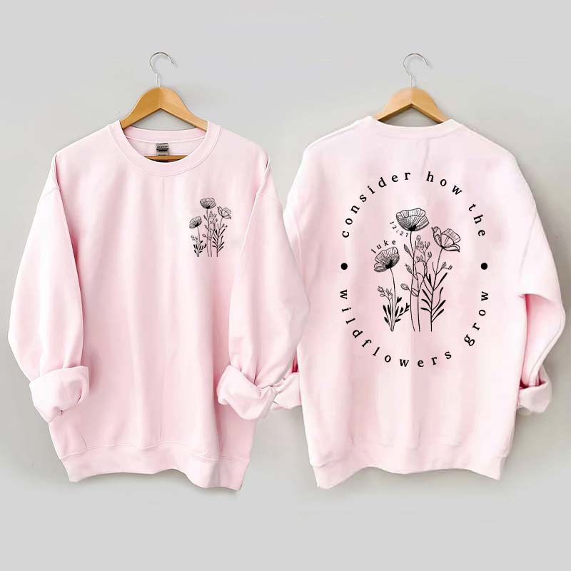 Wildflower Christian Sweatshirt | Lightweight Sweatshirt