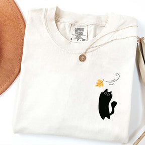 Black Cats Fall Cozy Cute T-Shirt