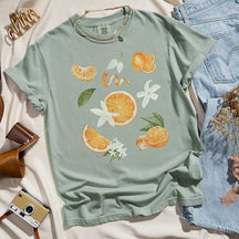 Boho Oranges Citrus Aesthetic T-Shirt
