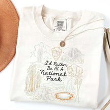 I'd Rather Be At America Parks Lovers T-Shirt