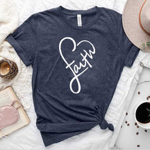 Faith Heart Religous T-Shirt