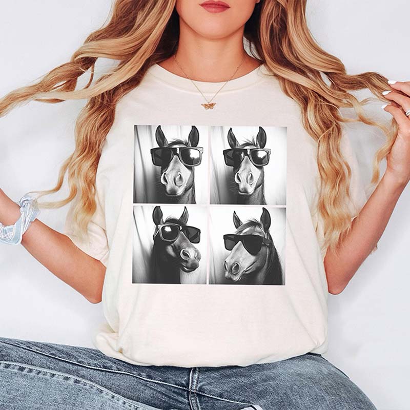 Horse with Sunglasses T-Shirt