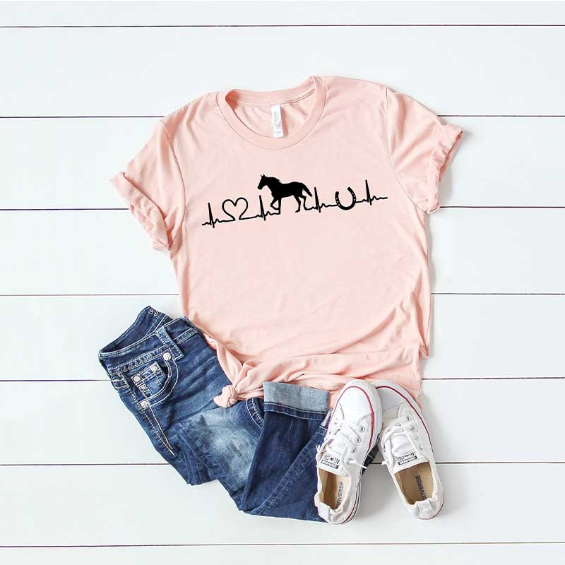 Horse Heartbeat Farm T-Shirt