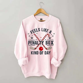 Hockey Penalty Box Christmas Sweatshirt