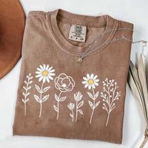 Botanical Floral Cottagecore T-Shirt
