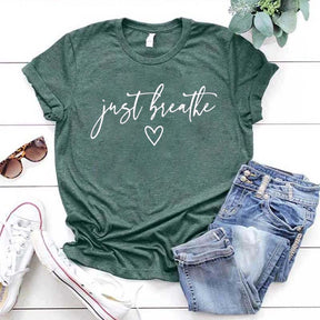 Hope Just Breathe Yoga T-Shirt