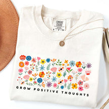 Grow Positive Thoughts Wildflower Cute T-Shirt