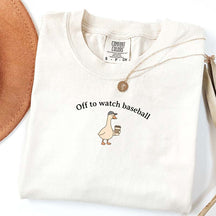 Funny Baseball Goose T-Shirt