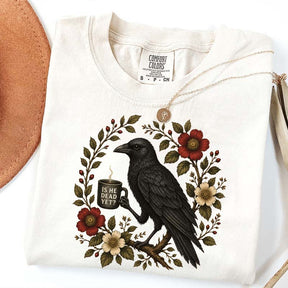 Is He Dead Yet Black Crow T-Shirt