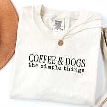 Coffee & Dogs The Simple Things T-Shirt