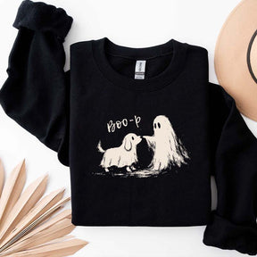 Funny Ghost Puppy Boo-P Dog Sweatshirt