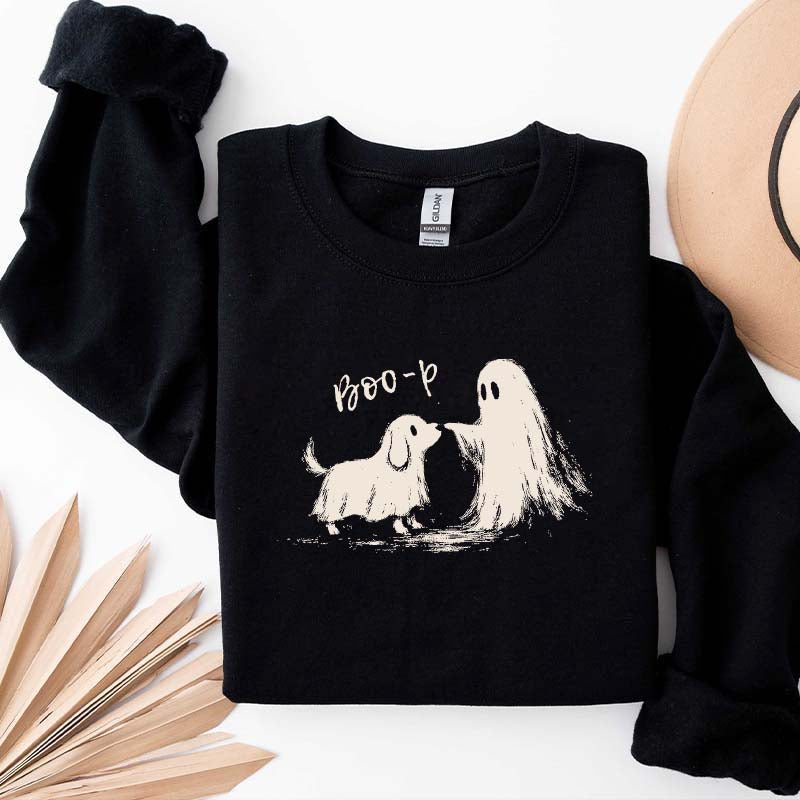 Funny Ghost Puppy Boo-P Dog Sweatshirt