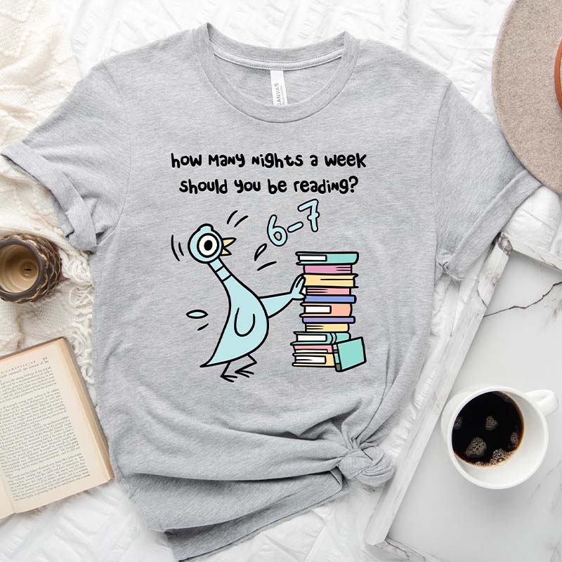 Pigeon 6-7 Reading T-Shirt