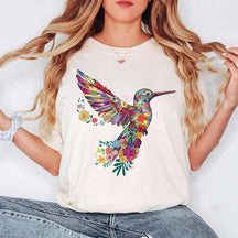 Floral Hummingbird T-Shirt