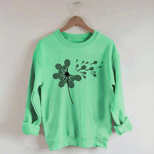 Dandelion Tennis Racket Minimalist Sweatshirt