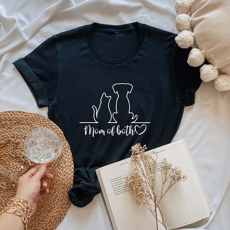 Mom Of Both Dog And Cat T-Shirt