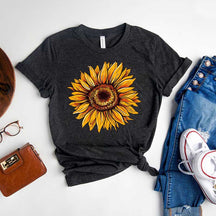 Funny Sunflower Sunshine Floral T-Shirt