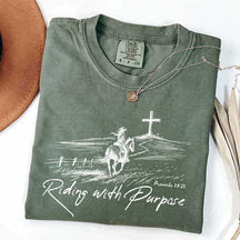 Religious Riding with Purpose T-Shirt