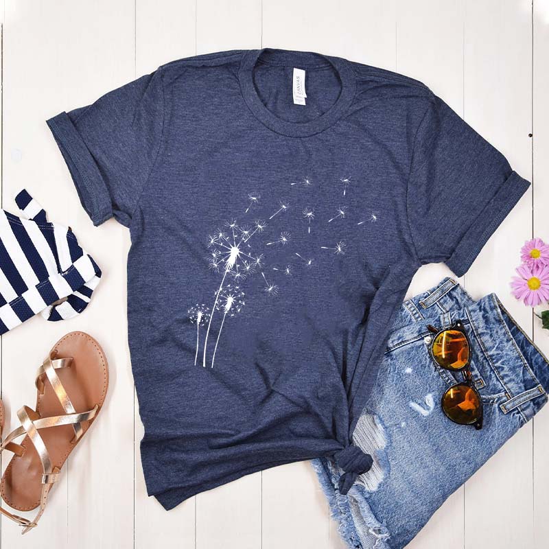 Women's Inspirational Flower Dandelion T-Shirt