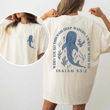 Whale Shark Beachy Coconut Girl T-Shirt