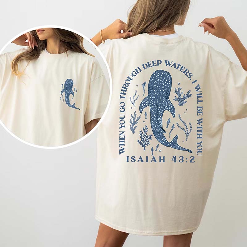 Whale Shark Beachy Coconut Girl T-Shirt