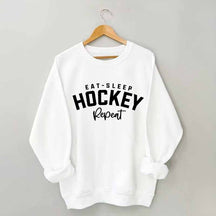 Eat Sleep Hockey Repeat Sweatshirt
