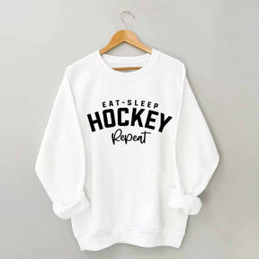 Eat Sleep Hockey Repeat Sweatshirt