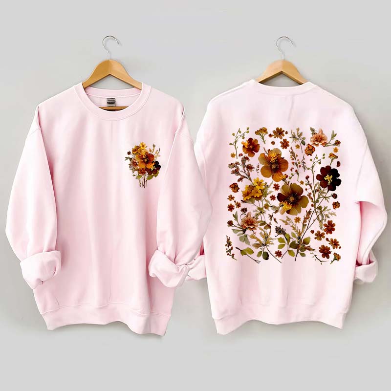 Autumn Cottagecore Autumn Floral Sweatshirt