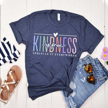 Cute Kindness Is Free Simple T-Shirt
